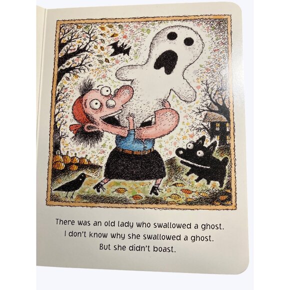 There Was An Old Lady Who Swallowed A Ghost! By Lucille Colandro - Picture 2 of 10